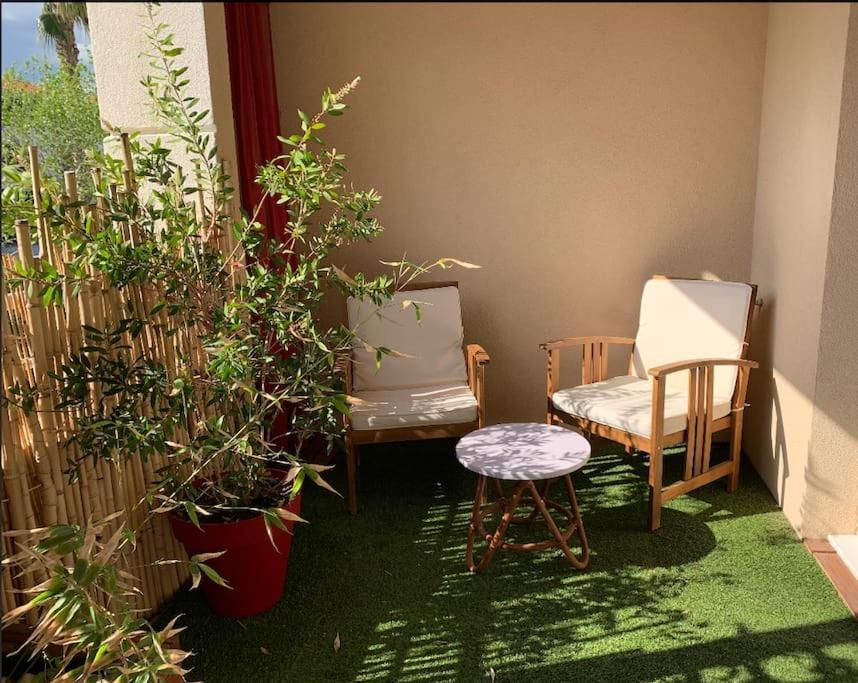 Grand Studio Avec Coin Nuit, Proche Mer Et Montagnes Roquebrune-sur Argens Esterno foto