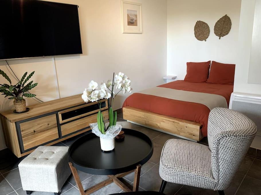 Grand Studio Avec Coin Nuit, Proche Mer Et Montagnes Roquebrune-sur Argens Esterno foto